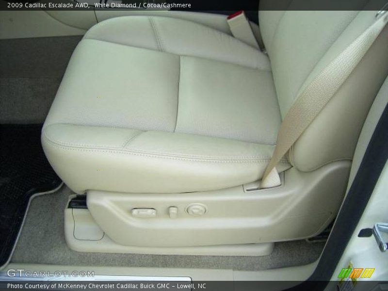 White Diamond / Cocoa/Cashmere 2009 Cadillac Escalade AWD