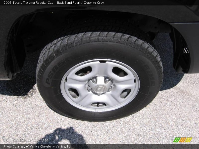 Black Sand Pearl / Graphite Gray 2005 Toyota Tacoma Regular Cab