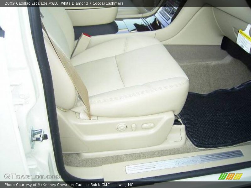 White Diamond / Cocoa/Cashmere 2009 Cadillac Escalade AWD