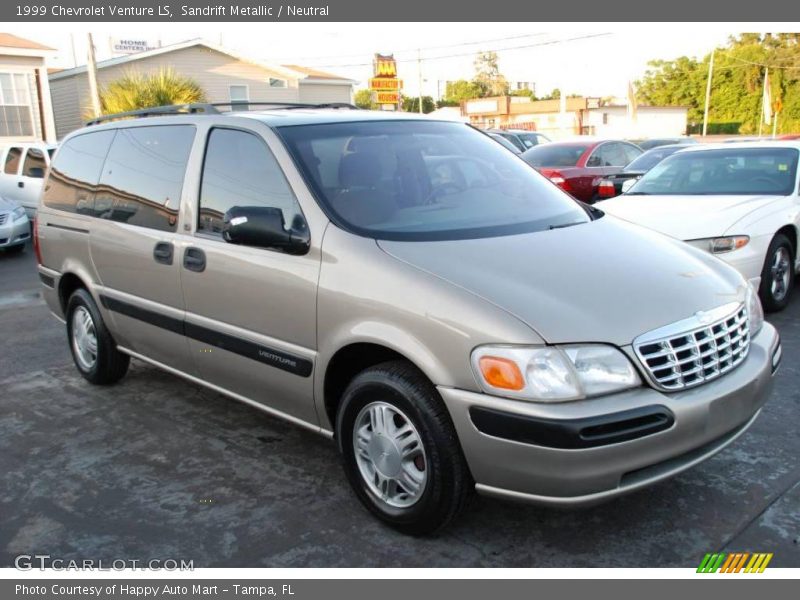 Sandrift Metallic / Neutral 1999 Chevrolet Venture LS