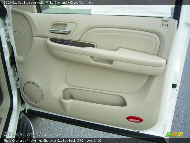 White Diamond / Cocoa/Cashmere 2009 Cadillac Escalade AWD