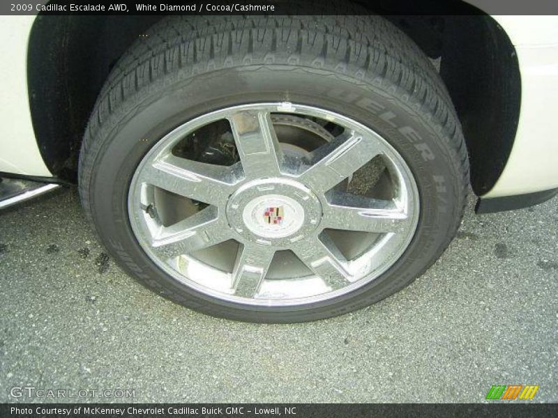 White Diamond / Cocoa/Cashmere 2009 Cadillac Escalade AWD