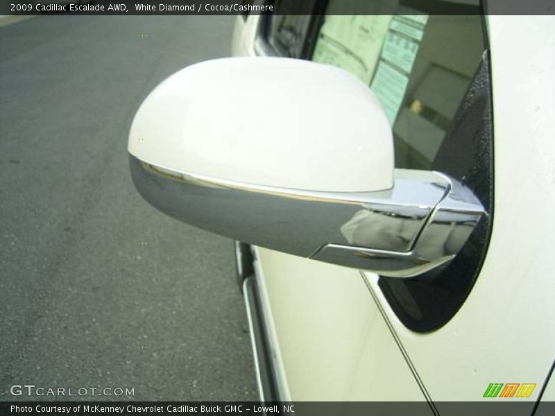 White Diamond / Cocoa/Cashmere 2009 Cadillac Escalade AWD