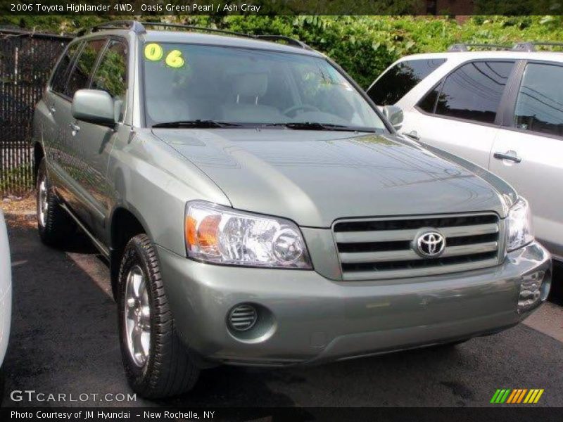 Oasis Green Pearl / Ash Gray 2006 Toyota Highlander 4WD