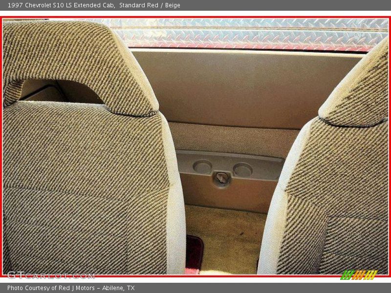 Standard Red / Beige 1997 Chevrolet S10 LS Extended Cab