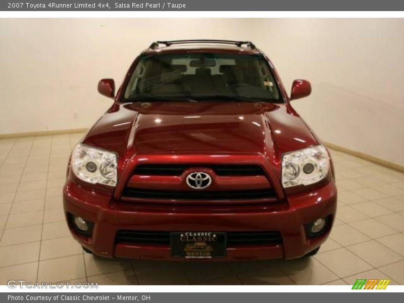 Salsa Red Pearl / Taupe 2007 Toyota 4Runner Limited 4x4