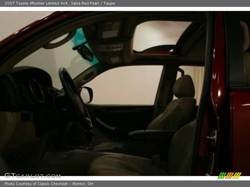 Salsa Red Pearl / Taupe 2007 Toyota 4Runner Limited 4x4