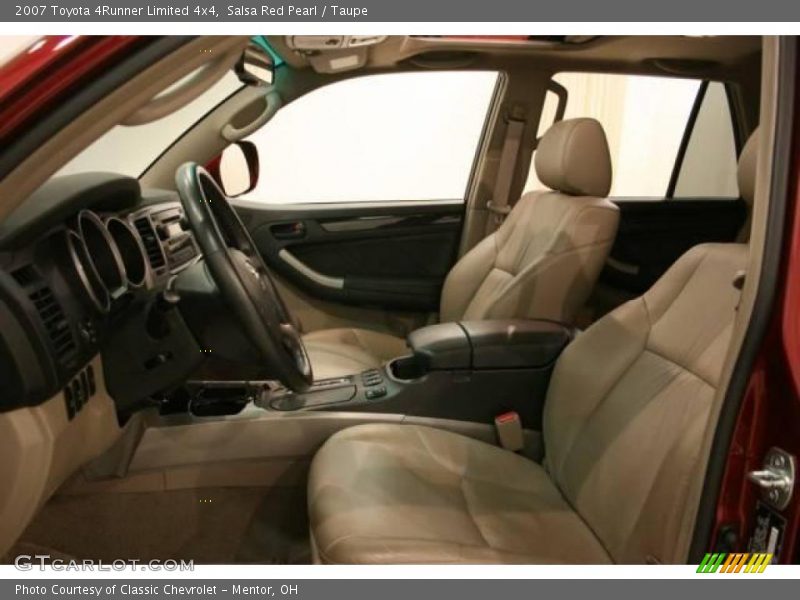 Salsa Red Pearl / Taupe 2007 Toyota 4Runner Limited 4x4
