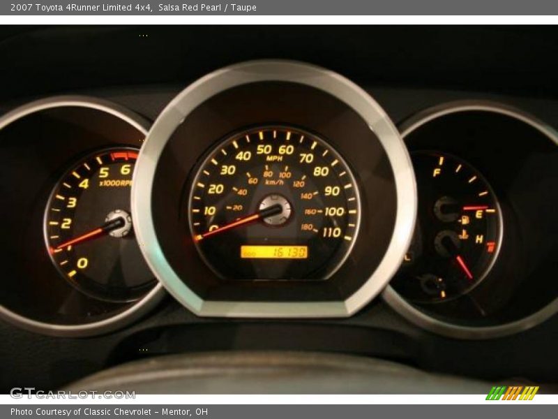 Salsa Red Pearl / Taupe 2007 Toyota 4Runner Limited 4x4