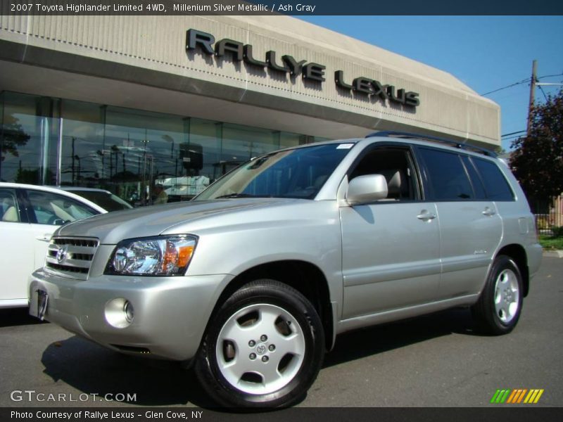 Millenium Silver Metallic / Ash Gray 2007 Toyota Highlander Limited 4WD