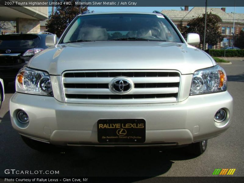 Millenium Silver Metallic / Ash Gray 2007 Toyota Highlander Limited 4WD