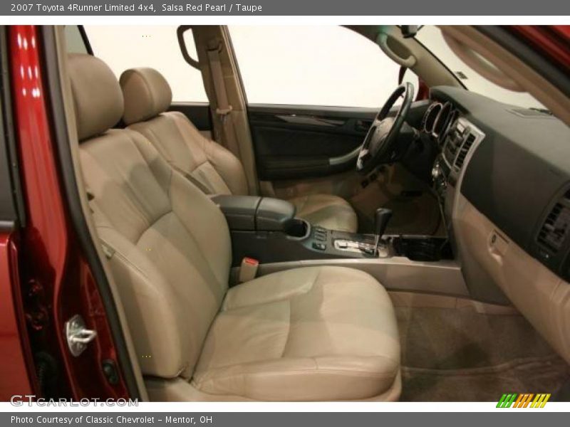 Salsa Red Pearl / Taupe 2007 Toyota 4Runner Limited 4x4