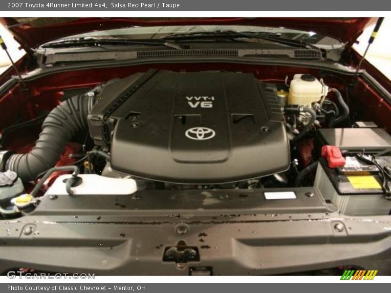 Salsa Red Pearl / Taupe 2007 Toyota 4Runner Limited 4x4