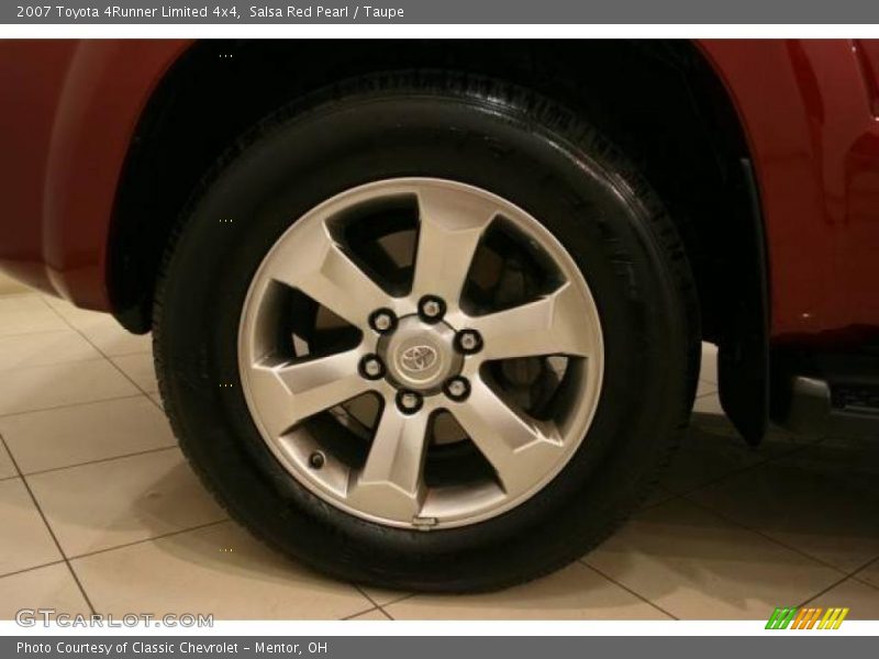Salsa Red Pearl / Taupe 2007 Toyota 4Runner Limited 4x4