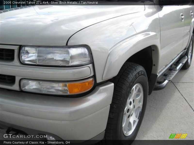 Silver Birch Metallic / Tan/Neutral 2006 Chevrolet Tahoe Z71 4x4