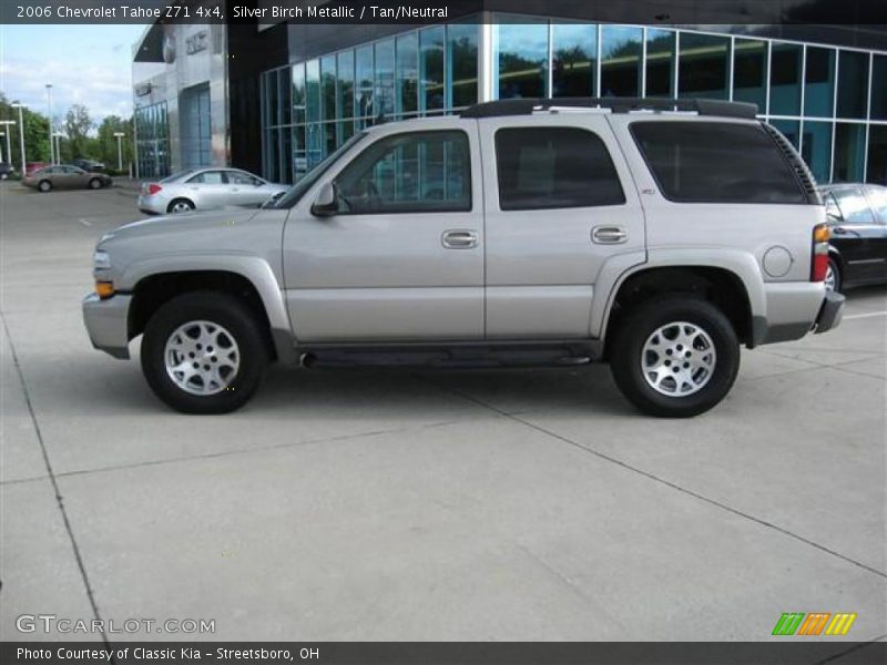 Silver Birch Metallic / Tan/Neutral 2006 Chevrolet Tahoe Z71 4x4