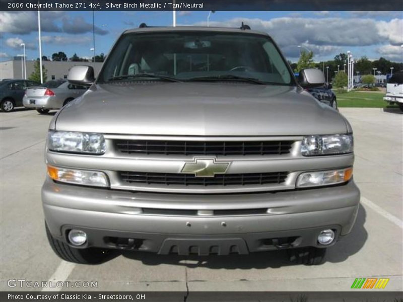 Silver Birch Metallic / Tan/Neutral 2006 Chevrolet Tahoe Z71 4x4