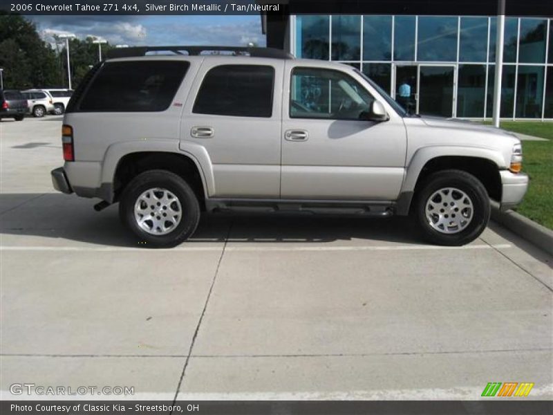 Silver Birch Metallic / Tan/Neutral 2006 Chevrolet Tahoe Z71 4x4