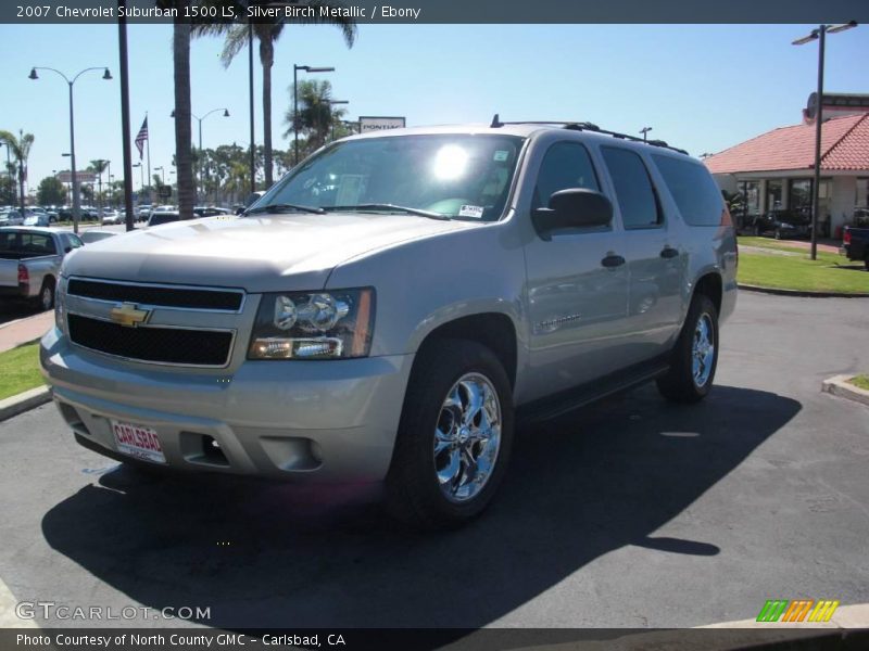 Silver Birch Metallic / Ebony 2007 Chevrolet Suburban 1500 LS