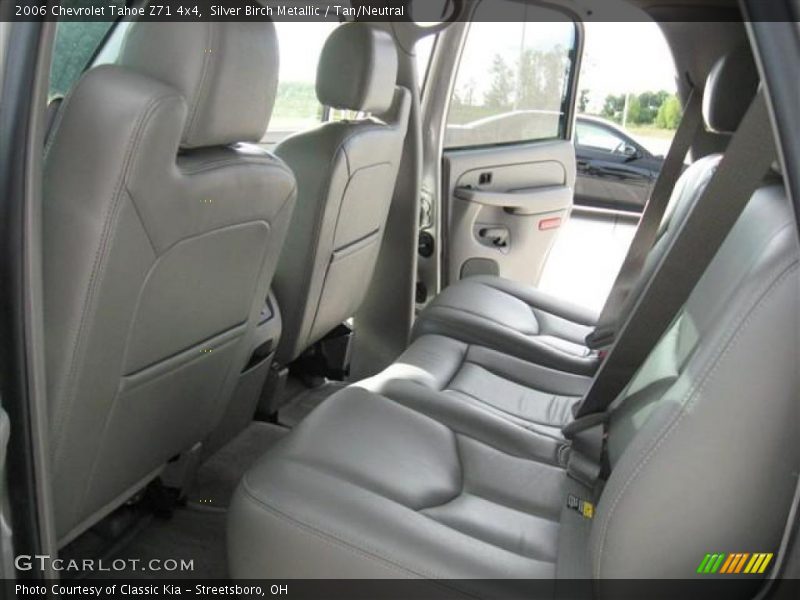 Silver Birch Metallic / Tan/Neutral 2006 Chevrolet Tahoe Z71 4x4