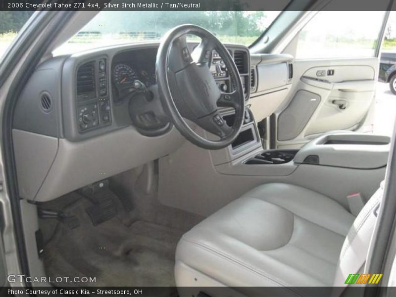 Silver Birch Metallic / Tan/Neutral 2006 Chevrolet Tahoe Z71 4x4