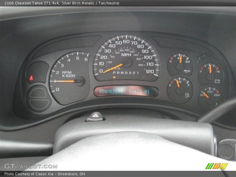Silver Birch Metallic / Tan/Neutral 2006 Chevrolet Tahoe Z71 4x4