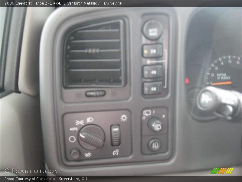 Silver Birch Metallic / Tan/Neutral 2006 Chevrolet Tahoe Z71 4x4