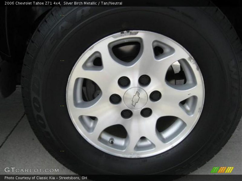 Silver Birch Metallic / Tan/Neutral 2006 Chevrolet Tahoe Z71 4x4