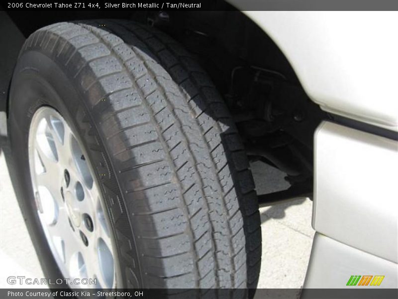 Silver Birch Metallic / Tan/Neutral 2006 Chevrolet Tahoe Z71 4x4