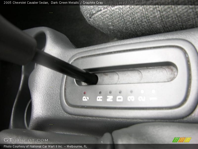 Dark Green Metallic / Graphite Gray 2005 Chevrolet Cavalier Sedan