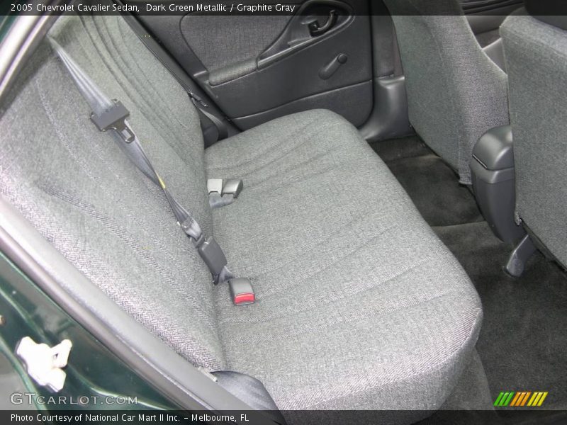 Dark Green Metallic / Graphite Gray 2005 Chevrolet Cavalier Sedan