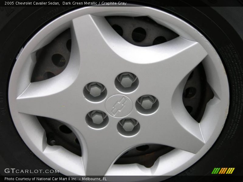 Dark Green Metallic / Graphite Gray 2005 Chevrolet Cavalier Sedan