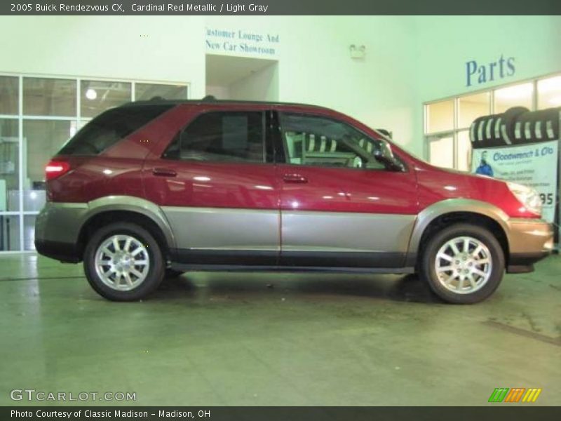 Cardinal Red Metallic / Light Gray 2005 Buick Rendezvous CX