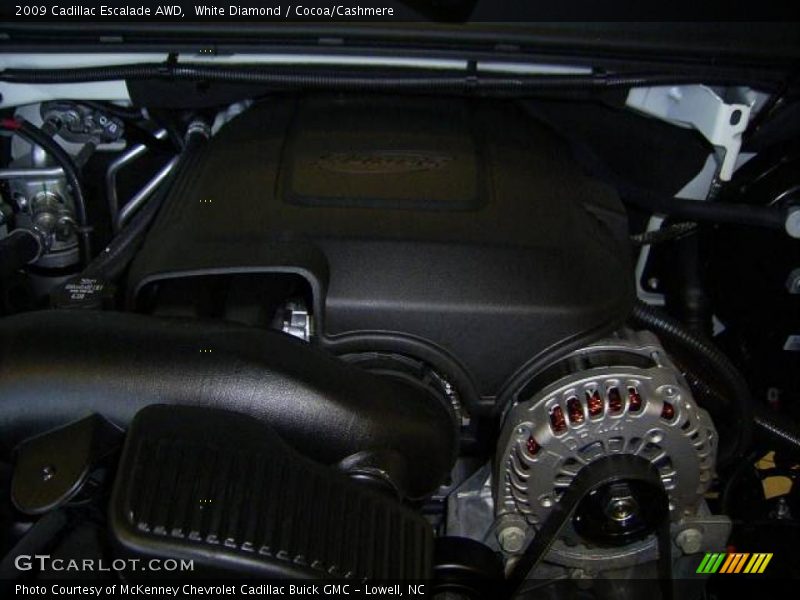 White Diamond / Cocoa/Cashmere 2009 Cadillac Escalade AWD
