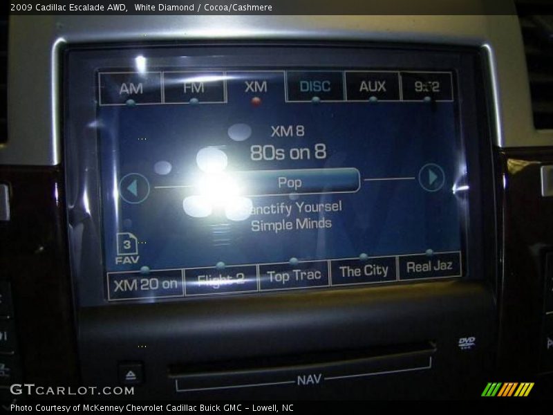 White Diamond / Cocoa/Cashmere 2009 Cadillac Escalade AWD
