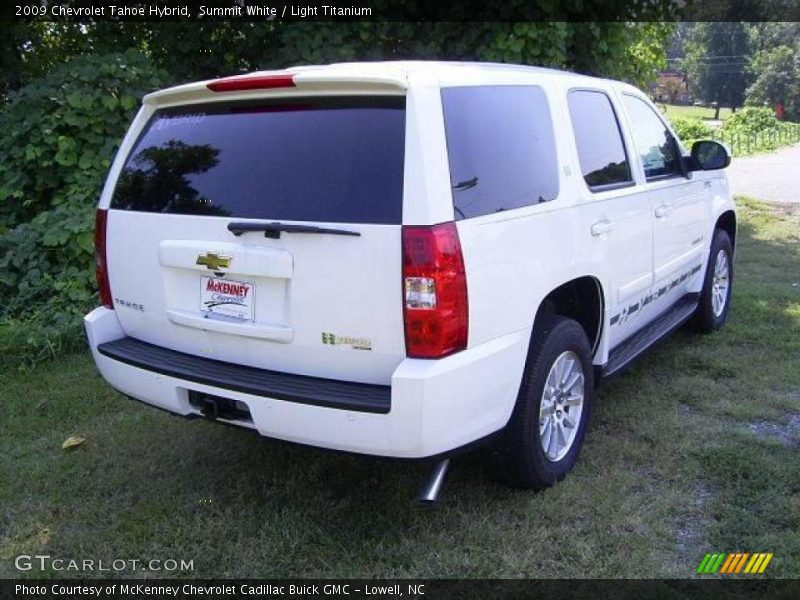 Summit White / Light Titanium 2009 Chevrolet Tahoe Hybrid