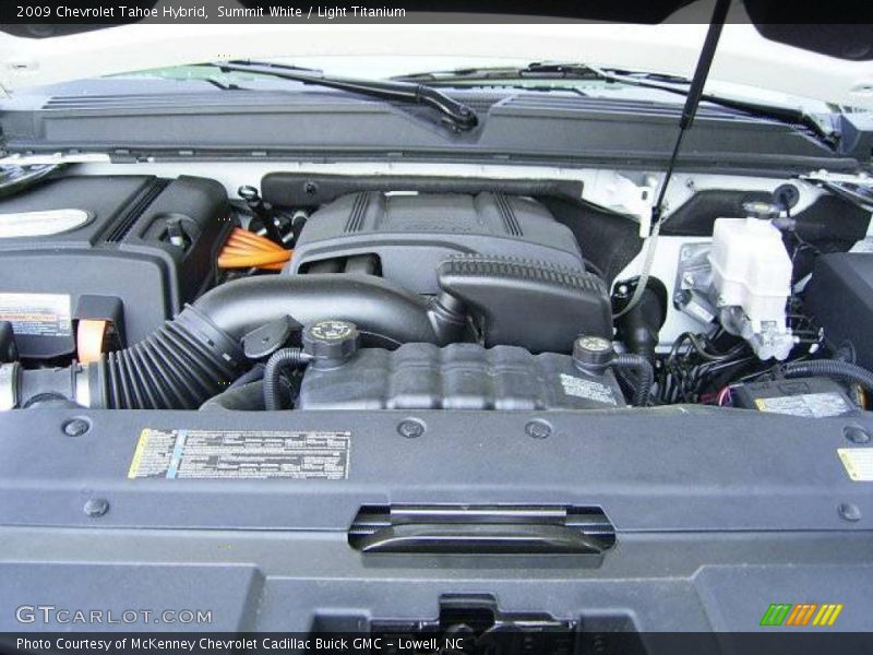 Summit White / Light Titanium 2009 Chevrolet Tahoe Hybrid