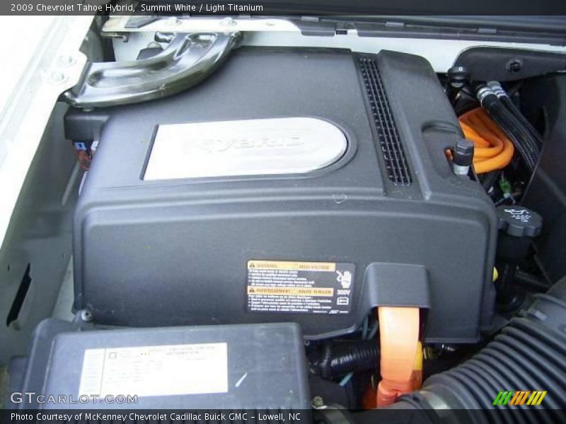 Summit White / Light Titanium 2009 Chevrolet Tahoe Hybrid