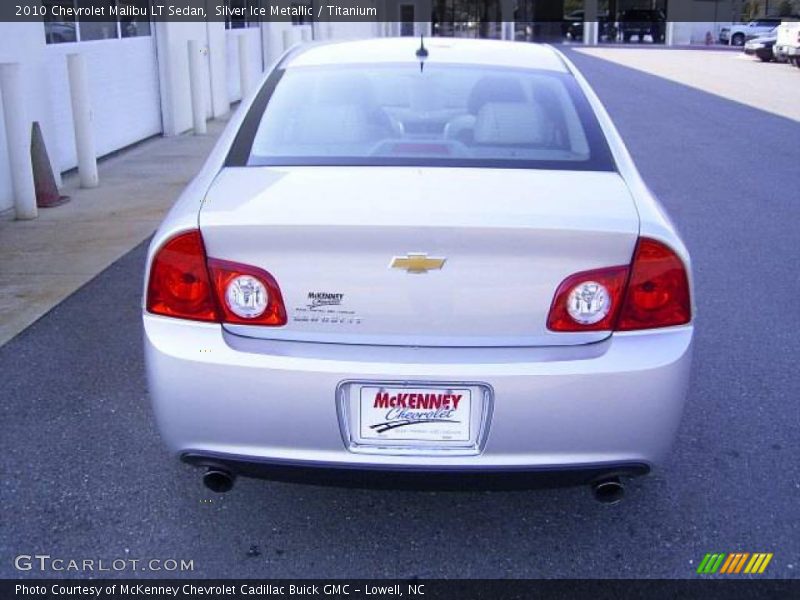 Silver Ice Metallic / Titanium 2010 Chevrolet Malibu LT Sedan