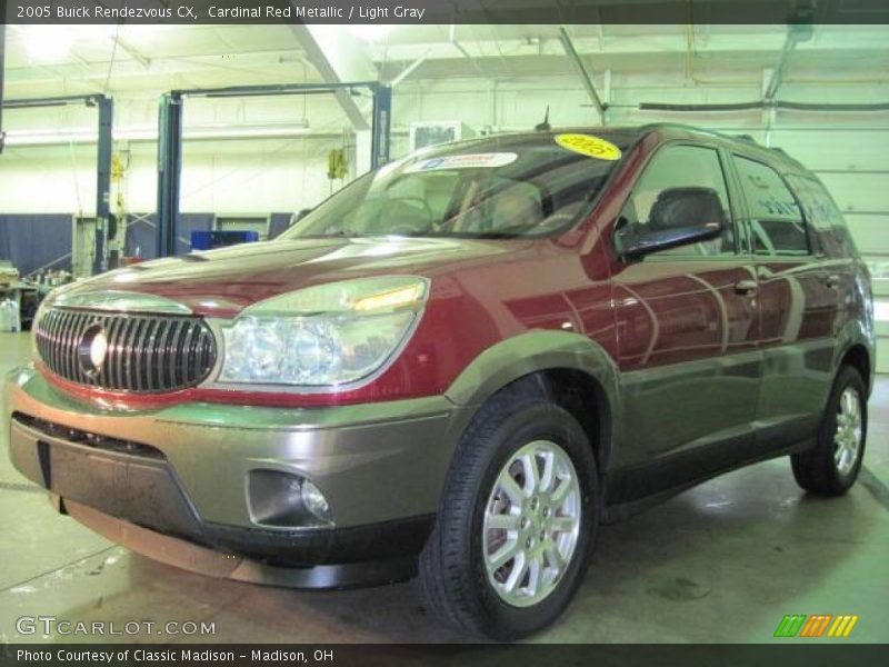 Cardinal Red Metallic / Light Gray 2005 Buick Rendezvous CX