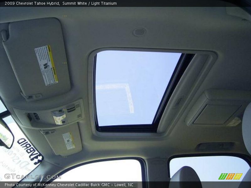 Summit White / Light Titanium 2009 Chevrolet Tahoe Hybrid