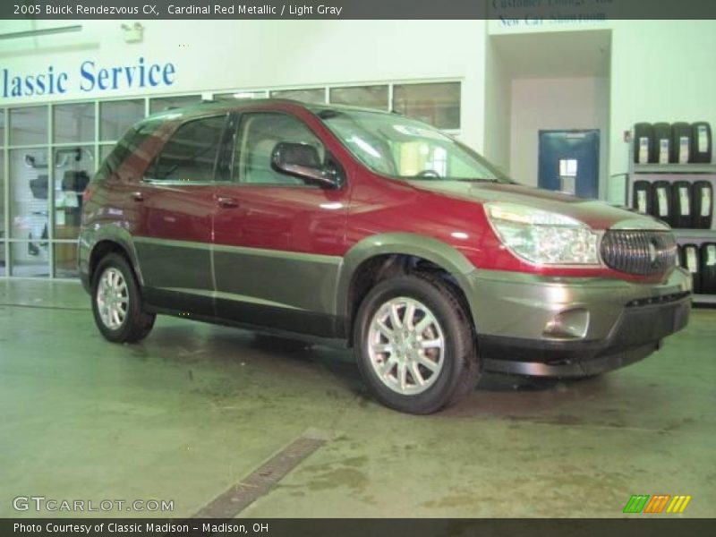 Cardinal Red Metallic / Light Gray 2005 Buick Rendezvous CX