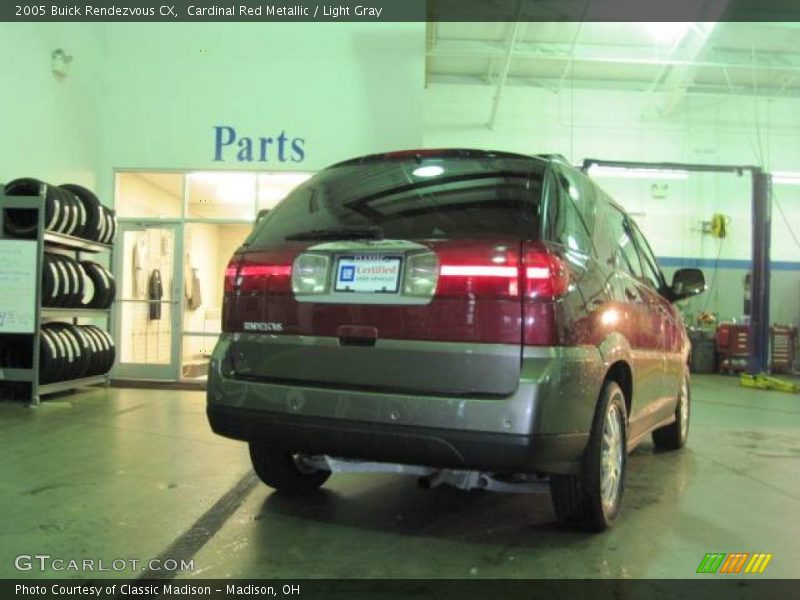 Cardinal Red Metallic / Light Gray 2005 Buick Rendezvous CX