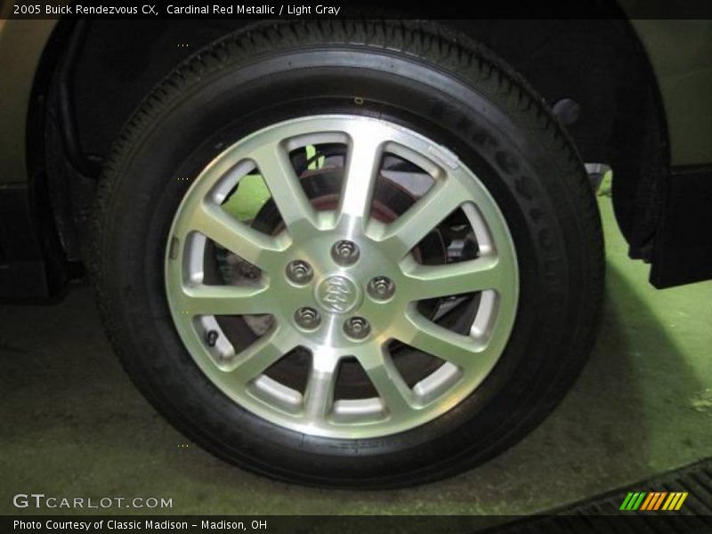 Cardinal Red Metallic / Light Gray 2005 Buick Rendezvous CX