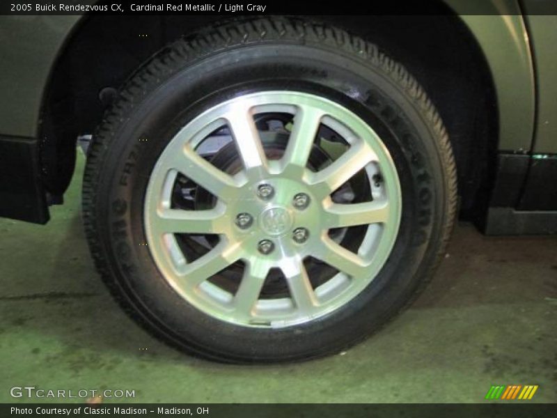 Cardinal Red Metallic / Light Gray 2005 Buick Rendezvous CX