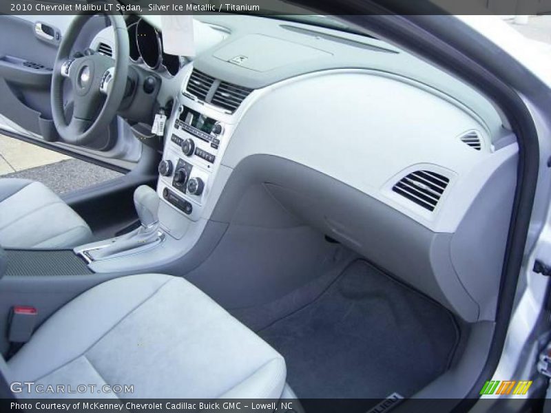 Silver Ice Metallic / Titanium 2010 Chevrolet Malibu LT Sedan