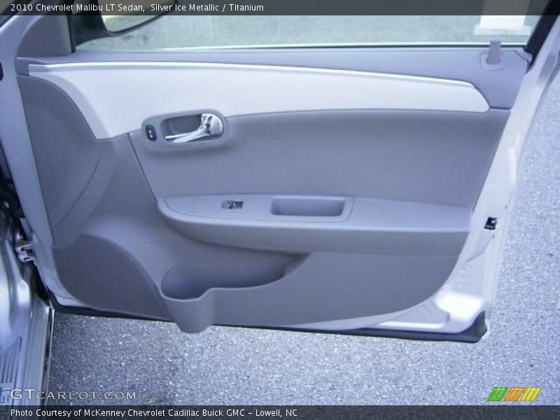Silver Ice Metallic / Titanium 2010 Chevrolet Malibu LT Sedan