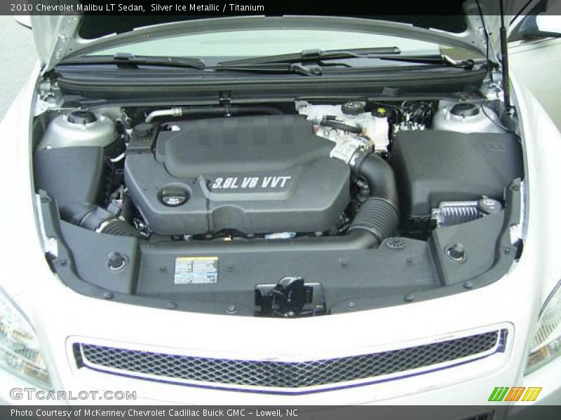 Silver Ice Metallic / Titanium 2010 Chevrolet Malibu LT Sedan