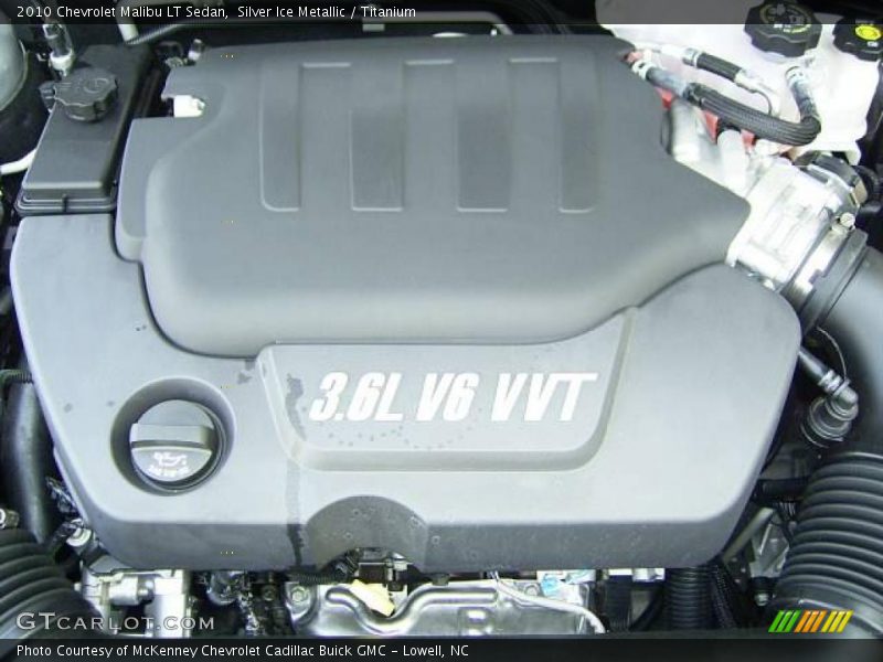 Silver Ice Metallic / Titanium 2010 Chevrolet Malibu LT Sedan