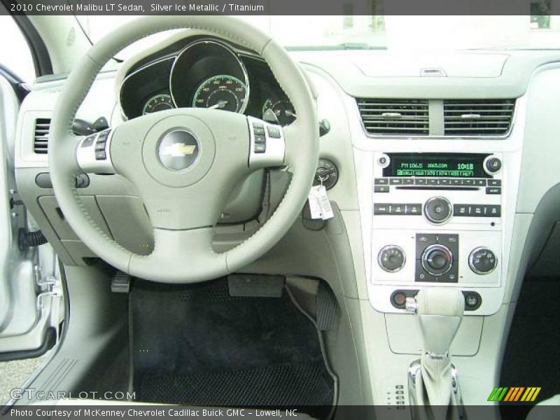 Silver Ice Metallic / Titanium 2010 Chevrolet Malibu LT Sedan